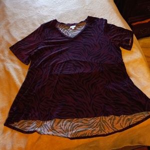 Lularoe 2x short sleeve shirt